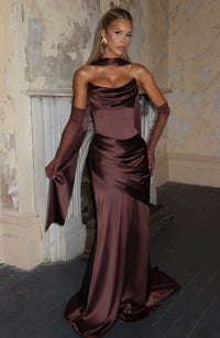 Sybil Scarf - Plum-Brown